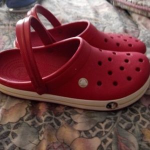 Red florida state crocs sz 11
